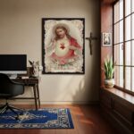 Quadro Arte Sacra Sagrado Coração de Jesus - 70x50 cm