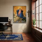 Quadro Assunção da Virgem Maria Mãe de Jesus - 70x50cm