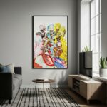 Quadro Candomblé Orixás Mulheres Reunidas - 70x50 cm