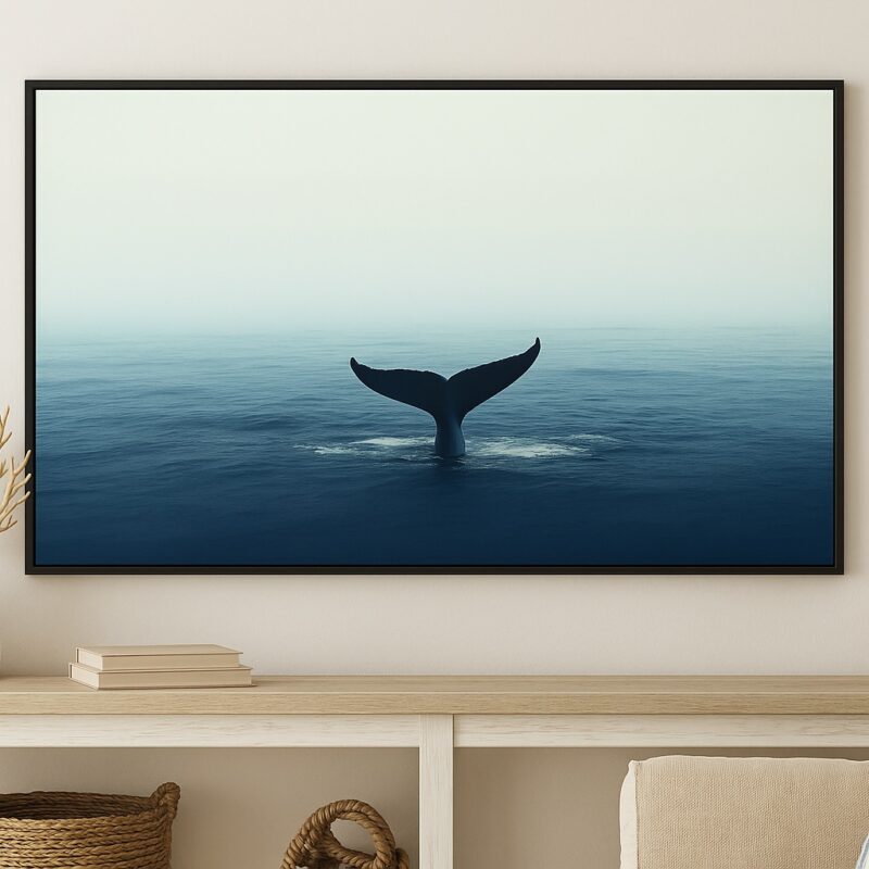 Quadro Canvas Fotografia Cauda de Baleia