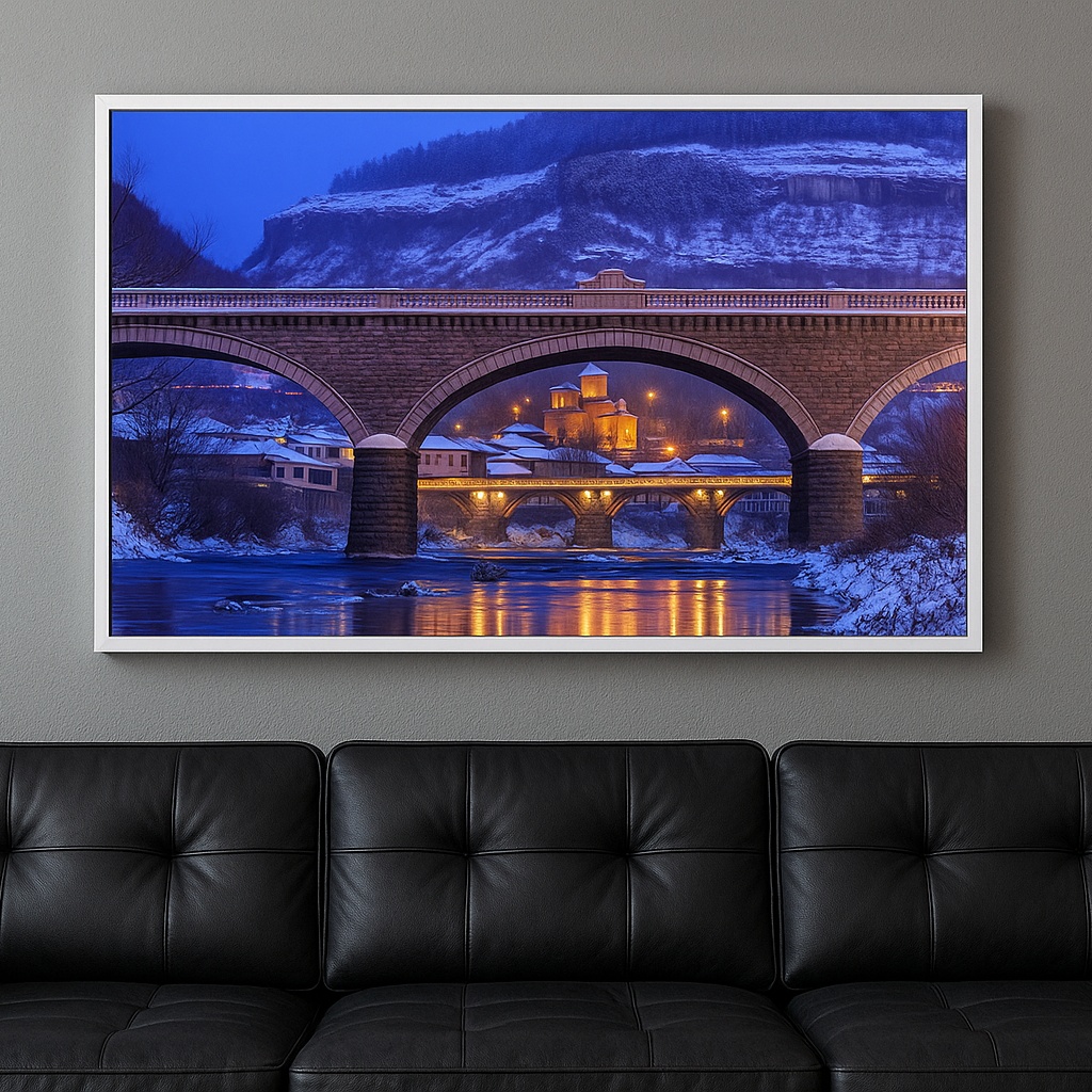 Quadro Canvas Paisagem - Luzes De Inverno - Imagem 4