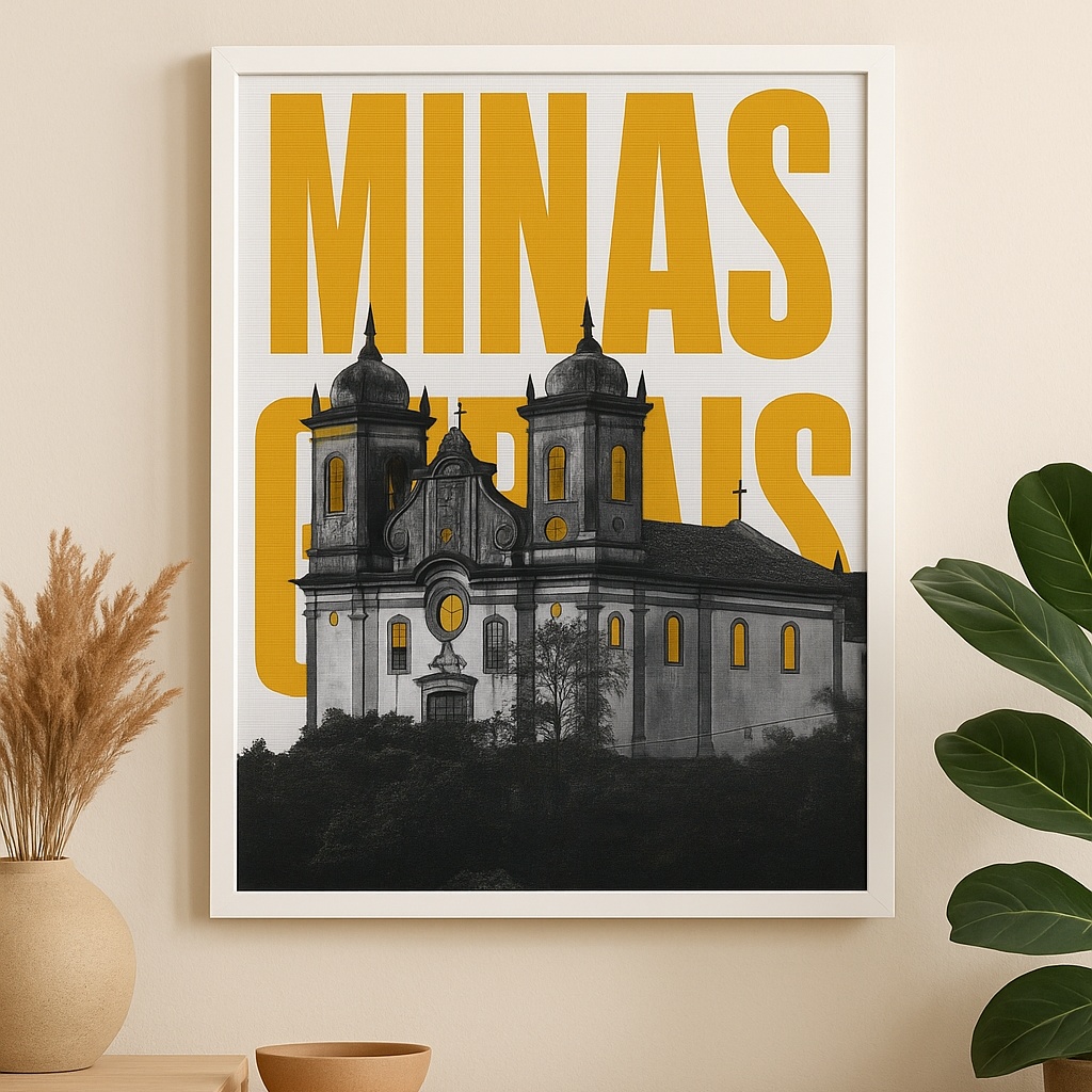 Quadro De Minas Gerais - Igreja Barroca