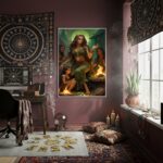Quadro Decorativo A Cigana Esmeralda - 70x50cm