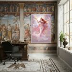 Quadro Decorativo Afrodite - Deusa Da Beleza - 70×50 cm