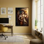 Quadro Decorativo Apolo Deus Da Música - 70x50 cm