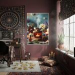 Quadro Decorativo Aromaterapia - Bem Estar - 70x50cm