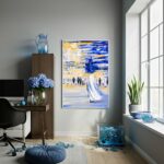 Quadro Decorativo Arte Decoração Judaica - 70x50 cm