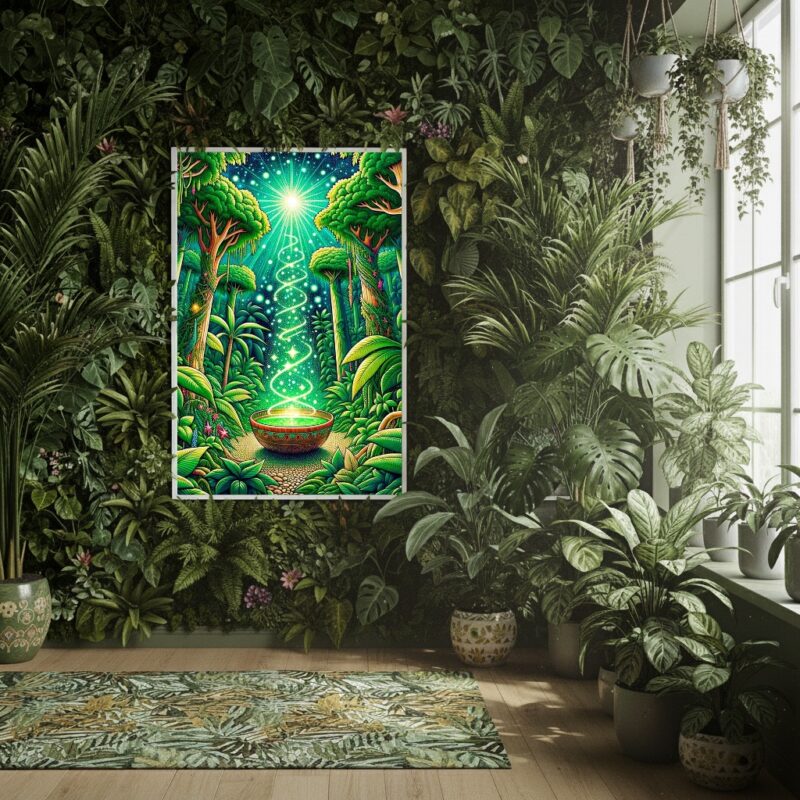 Quadro Decorativo Ayhuasca - 70x50 cm