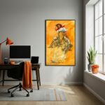 Quadro Decorativo Boiadeiro Umbanda - 70x50 cm