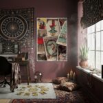 Quadro Decorativo Cartas de Tarot - 70x50 cm