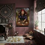 Quadro Decorativo Cartomancia Cigana - 70x50 cm