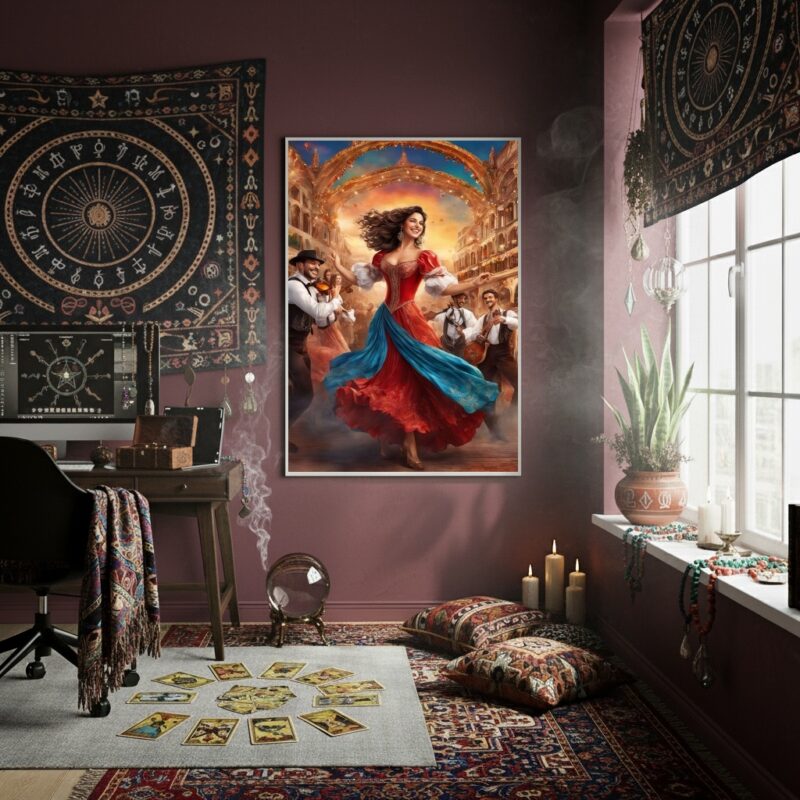Quadro Decorativo Cigana - 70x50 cm