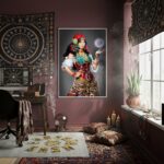 Quadro Decorativo Cigana Vidente - 70x50 cm