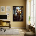 Quadro Decorativo Deus Da Música Apolo - 70x50 cm