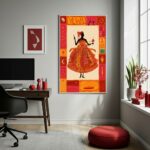 Quadro Decorativo Festa de Orixá - 70x50 cm