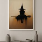 Quadro Decorativo Fotografia Bruxa Abstrata