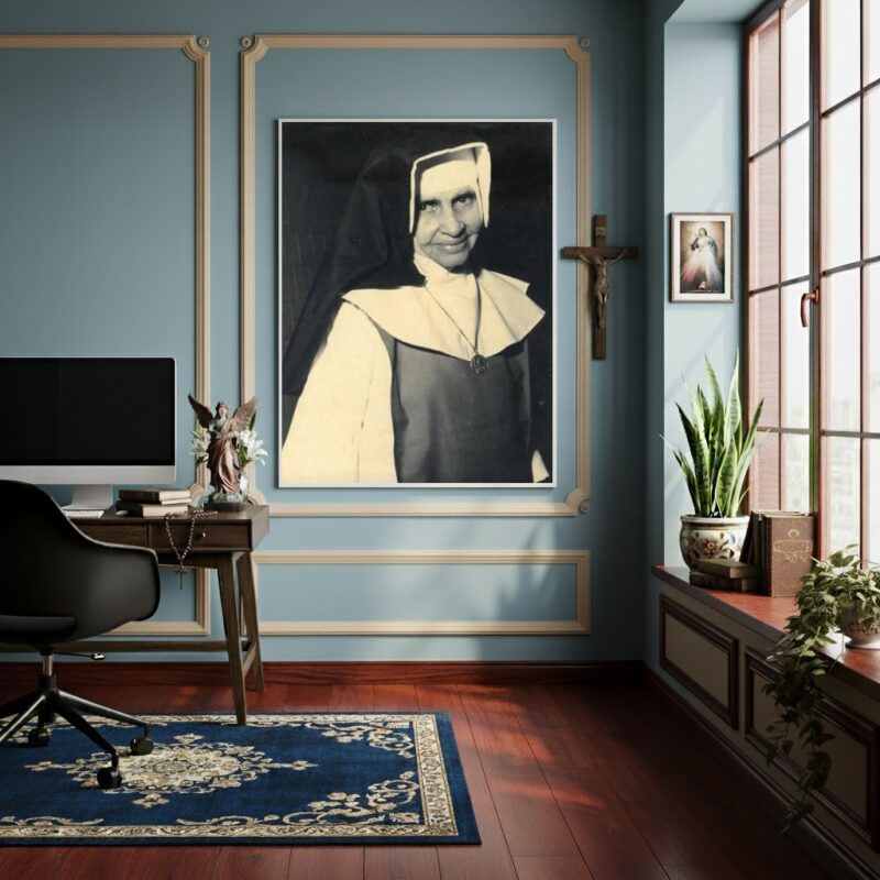Quadro Decorativo Fotografia de Irmã Dulce - 70x50cm