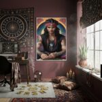 Quadro Decorativo Homem Cigano - 70x50 cm