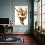 Quadro Decorativo Jesus Cristo Ressuscitado - 70x50 cm