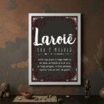 Quadro Decorativo Laroiê Significado - 70x50 cm