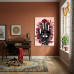 Quadro Decorativo Mão do Universo - 70x50cm