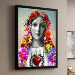 Quadro Decorativo Maria Flores - 70x50 cm