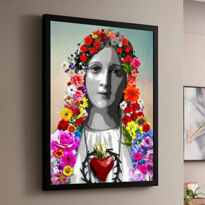 Quadro Decorativo Maria Flores - 70x50 cm