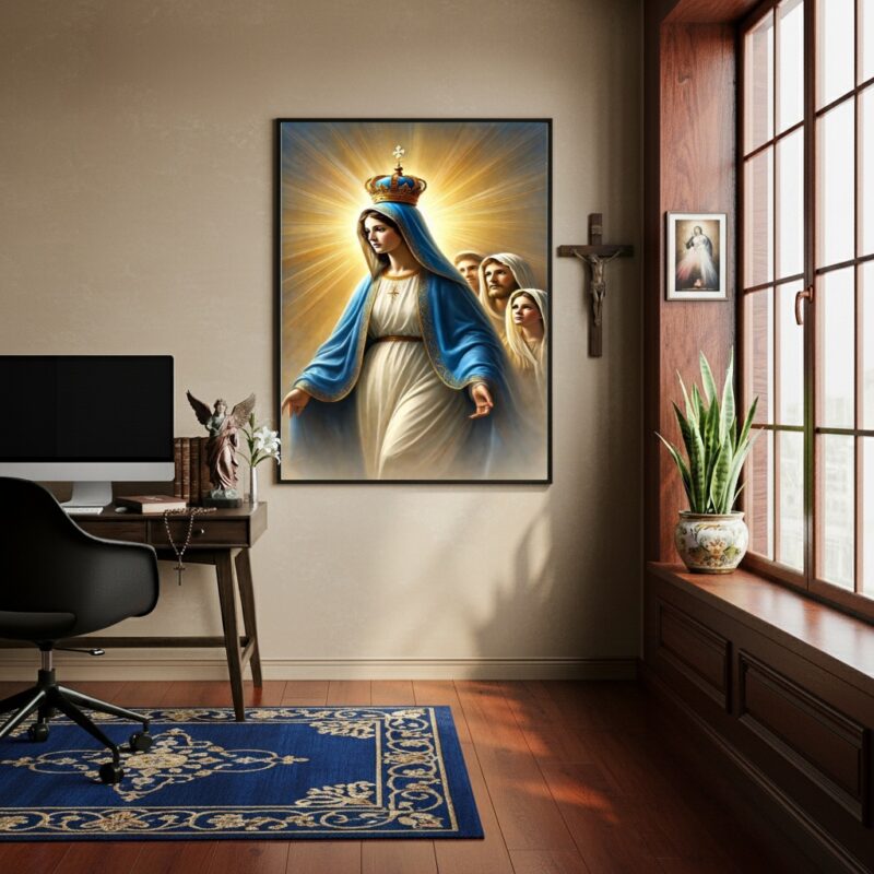 Quadro Decorativo Maria Passa Na Frente - 70x50 cm