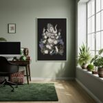 Quadro Decorativo Místico Ganesha - 70x50 cm
