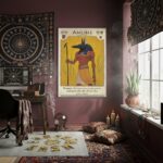 Quadro Decorativo Mitologia Egípcia Anubis - 70x50 cm