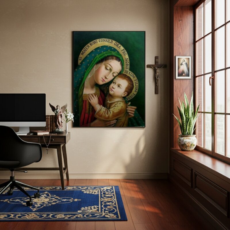 Quadro Decorativo Nossa Senhora Do Bom Conselho - 70x50 cm