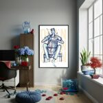 Quadro Decorativo Ogã Congo Candomblé - 70x50 cm