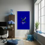 Quadro Decorativo Ogum Armas - 70x50 cm