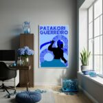 Quadro Decorativo Ogum Guerreiro - 70x50 cm