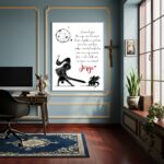 Quadro Decorativo Oração Popular de São Jorge - 70x50cm