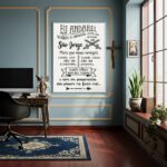 Quadro Decorativo Oração para São Jorge - 70x50cm