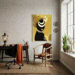 Quadro Decorativo Orixá Oxum - 70x50 cm