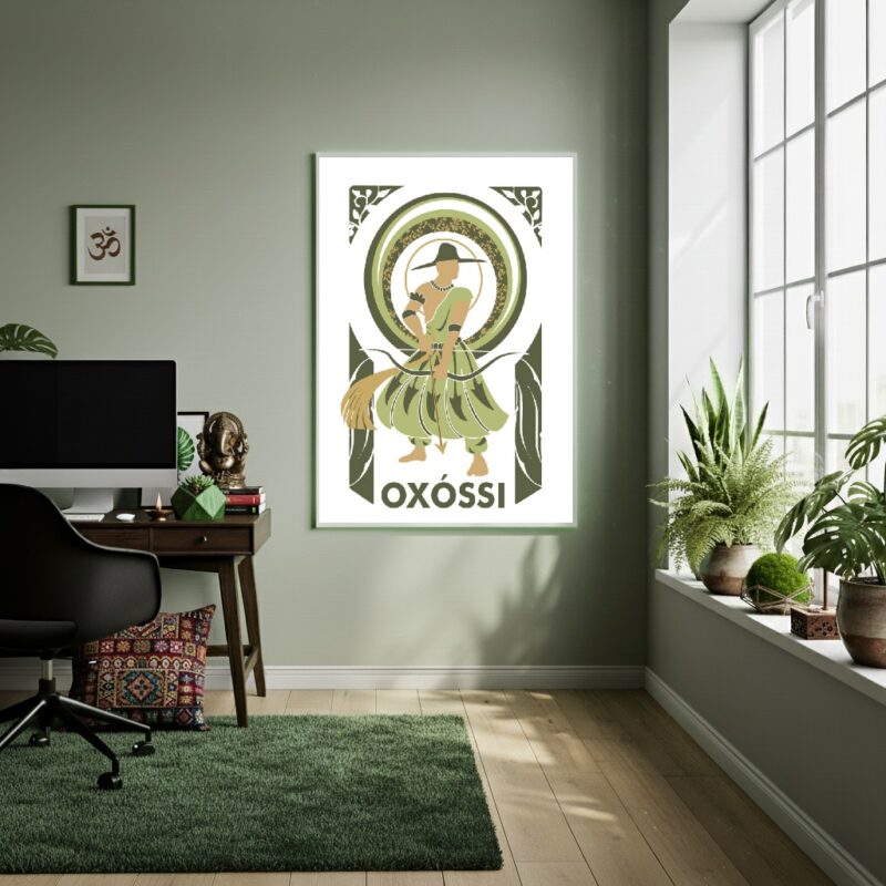Quadro Decorativo Oxóssi - 70x50 cm
