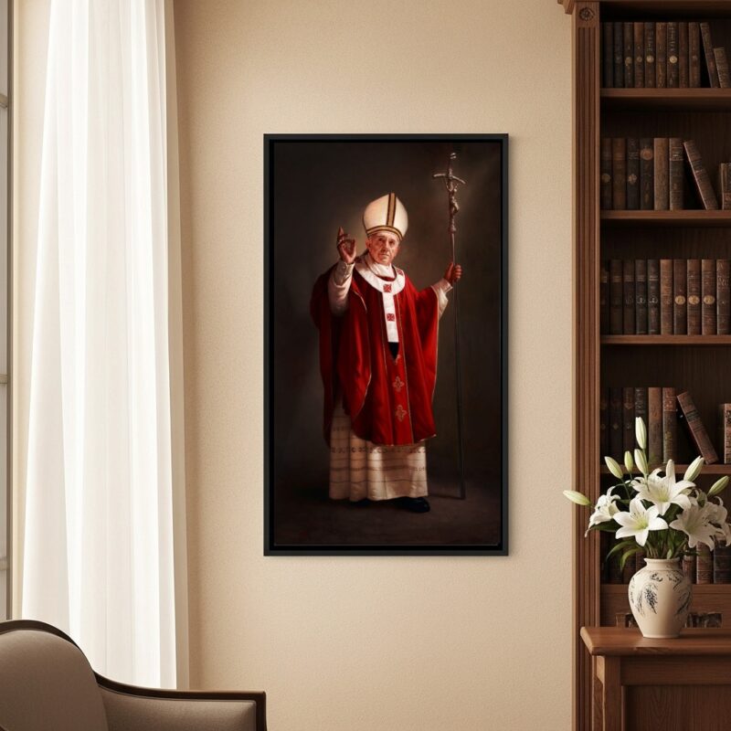 Quadro Decorativo Papa Francisco - 70x50 cm