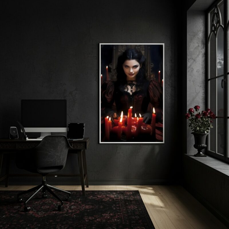 Quadro Decorativo Pomba Gira Maria Padilha - 70x50cm