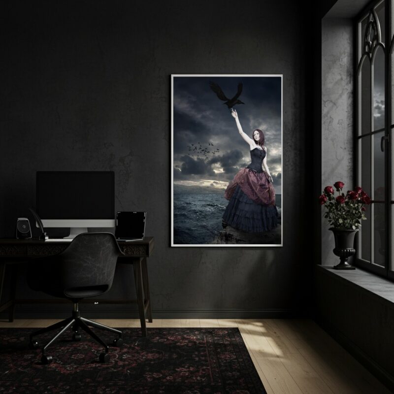 Quadro Decorativo Pomba Gira Sete Saias - 70x50 cm