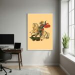 Quadro Decorativo Sacro Santo São Jorge - 70x50 cm
