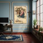 Quadro Decorativo Sagrada Família de Nazaré - 70x50cm