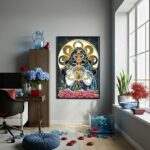 Quadro Decorativo Santa Sara Kali - 70x50 cm