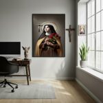 Quadro Decorativo Santa Teresinha Das Rosas - 70x50 cm