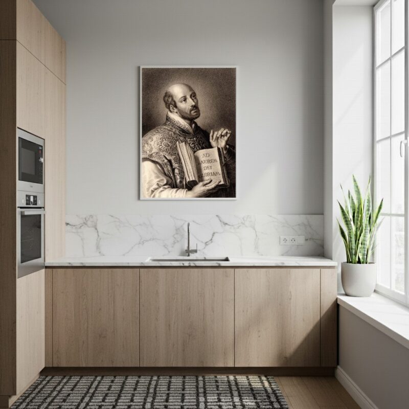 Quadro Decorativo Santo Inácio De Loyola - 70x50 cm