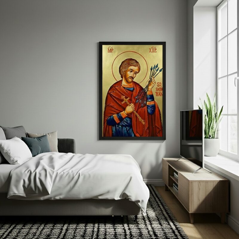 Quadro Decorativo São Sebastião - 70x50 cm