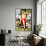 Quadro Decorativo São Sebastião Árvore - 70x50 cm