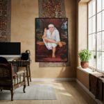 Quadro Decorativo Shirdi Sai Baba - 70x50 cm
