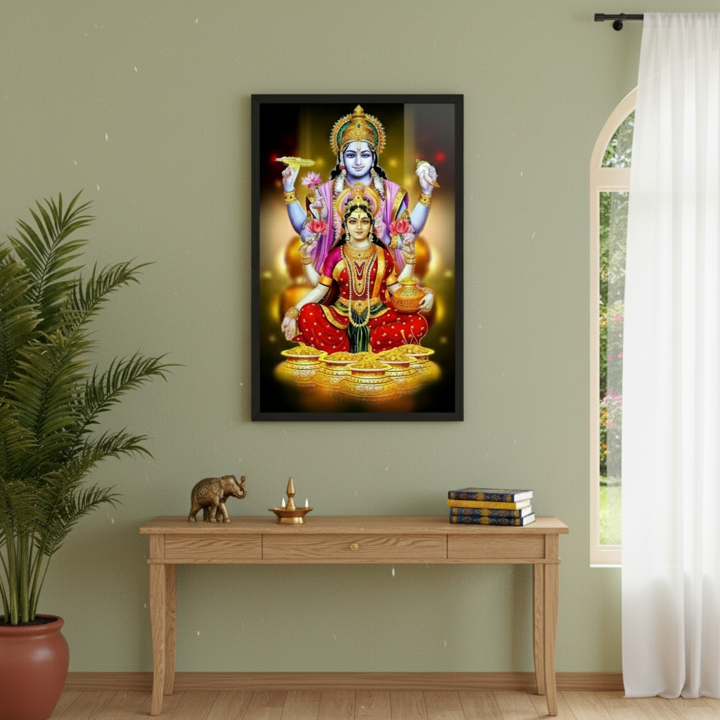 Quadro Decorativo Swami krishna - 70x50 cm